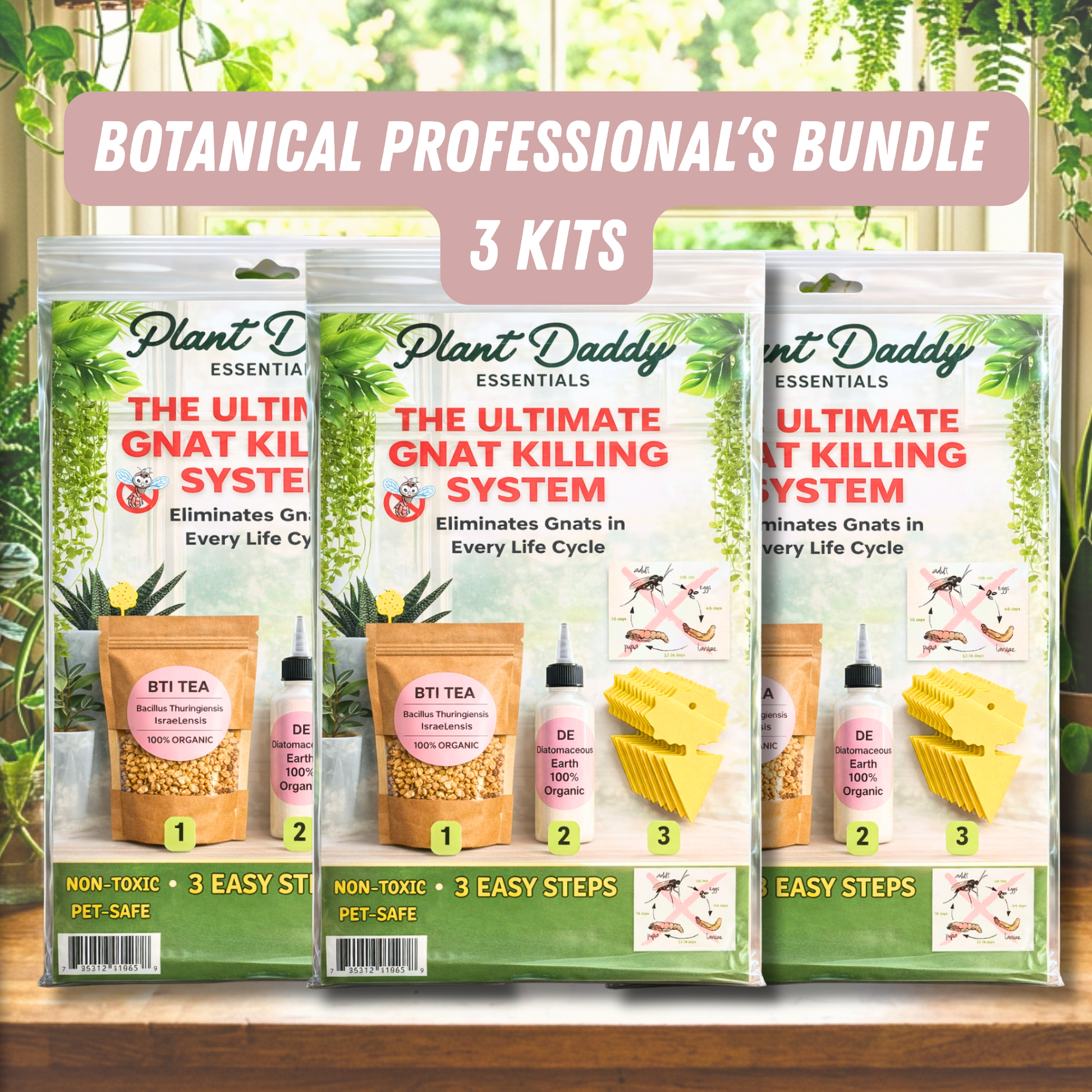 house plant gnats killer Fungus Gnat Kit (Triple Pack) 40%OFF – Plant Daddy Essentials